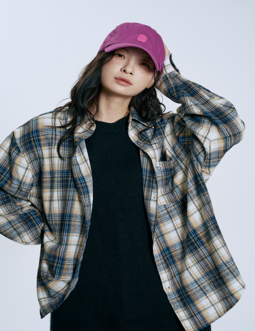vintage checkshirt_navy