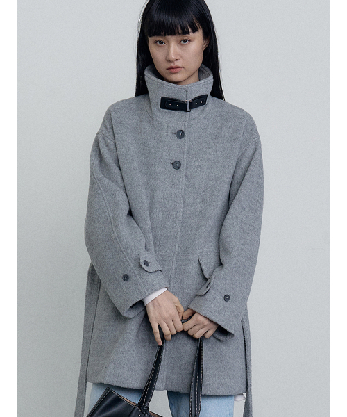 flare coat grey MBEFCT003GR