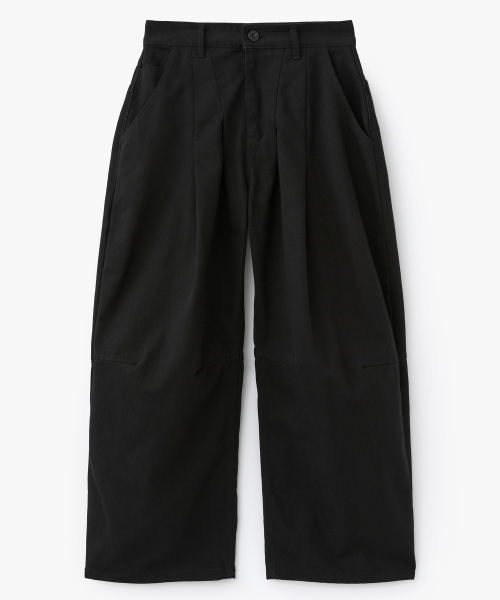 tuck pants black