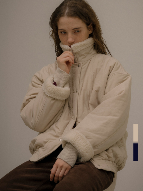 Dumble high-neck puffer jacket [KNFW05JP09]_[2color]