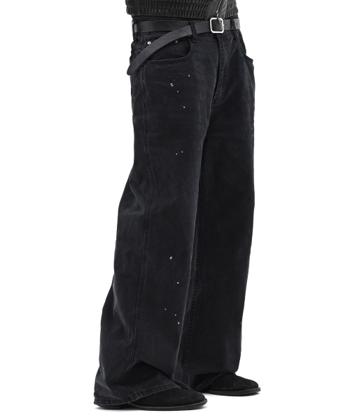 Рабочие брюки из канваса Dexter (Washed Black)