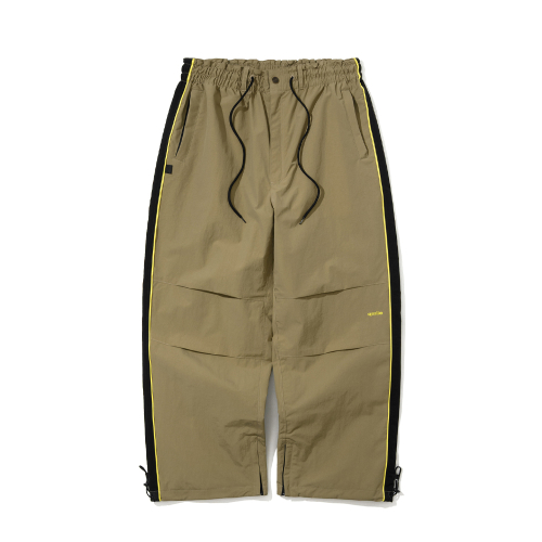 Свободные брюки-парашюты 422 с кантом Khaki