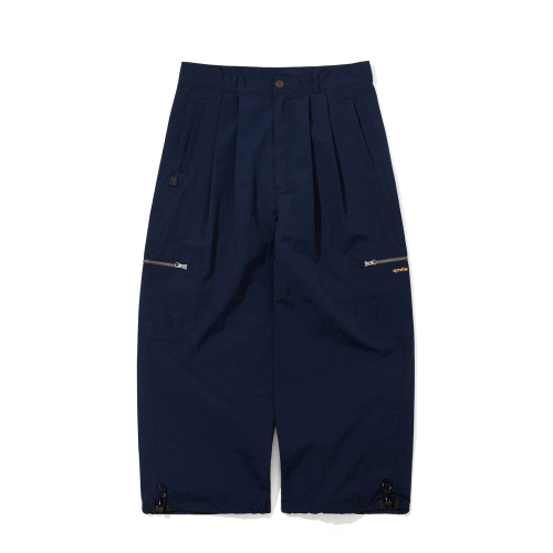 Карго-брюки 432 с двумя защипами wide leg Navy