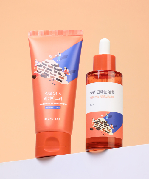 라운드랩() 약콩 판테놀 앰플 50ml + QLA 베리어 크림 80ml 상품 이미지