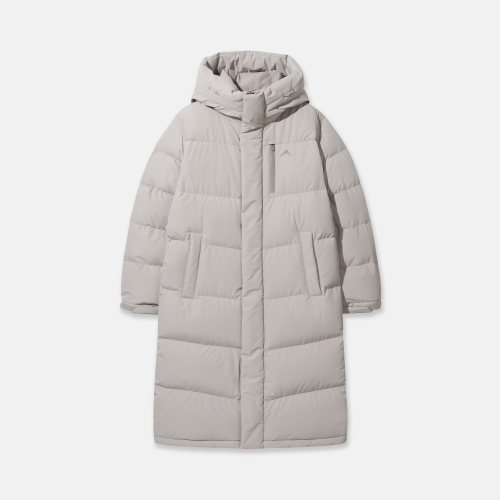Унисекс пуховик Essential Heavy Long Down Jacket 7LF2089_GREYISH BEIGE