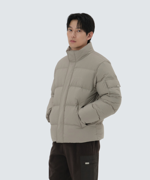 Пуховик Land Air с высоким воротником (S25WMGDJ42) Beige Gray