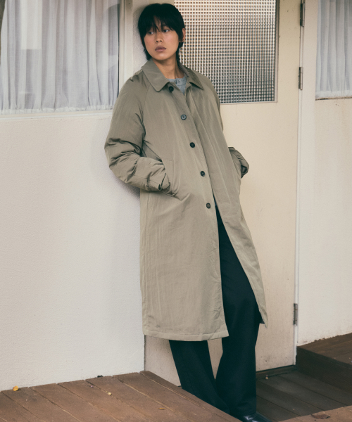 Утепленный тренч Mac_KHAKI (WC25-OT04)