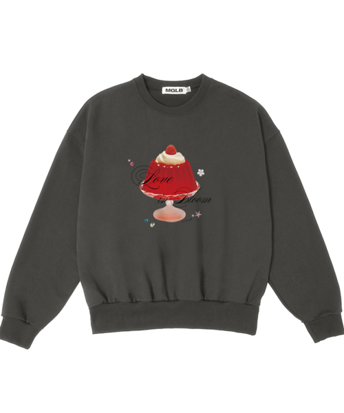 Свитшот Pudding Love (Dark Gray)