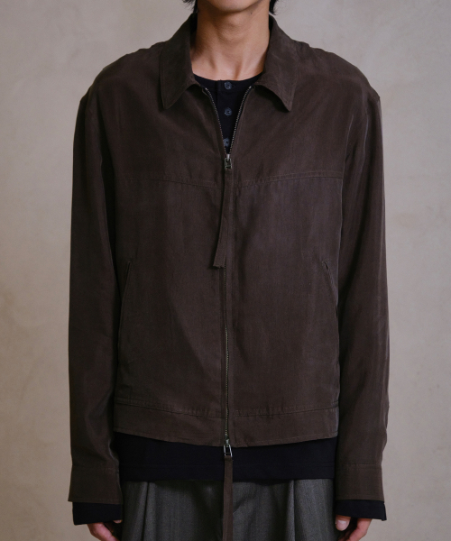 LOOSED CUPRA BLOUSON (BROWN)