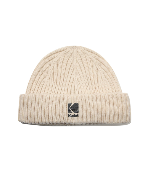 MUSINSA | KODAK Short Beanie IVORY