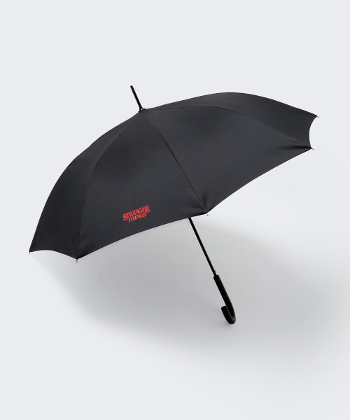 무신사 스탠다드() [기묘한 이야기 컬래버] UPSIDE DOWN 자동 장우산 [블랙] 상품 이미지
