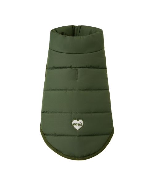 (PET) PADDED JACKET-KHAKI