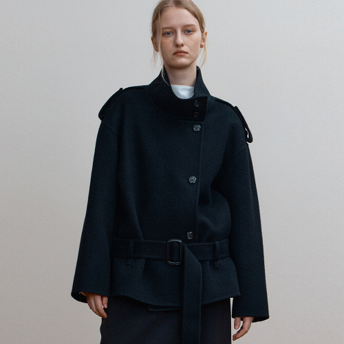 MAIREN HALF COAT BLACK