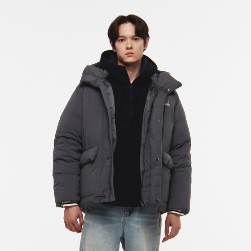 Пуховик Retrocore Expedition 9584 Dark Grey