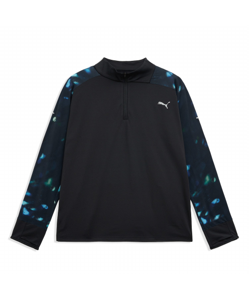 푸마() M 러닝 하프집업 티 M Running Half-Zip Tee (52950001) 상품 이미지