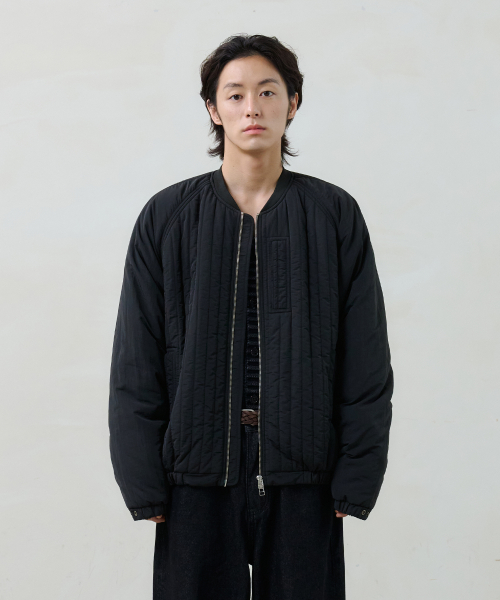 quilted jumper (black)
