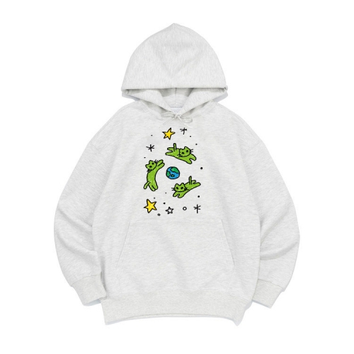 Оверсайз худи унисекс Space Cat