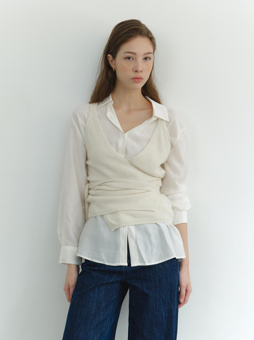 Бюстье с завязками Lily (Ivory)