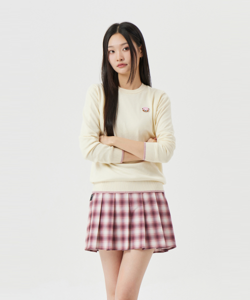 (W) Windproof Lining Pullover Knit G5WAW25911IVX