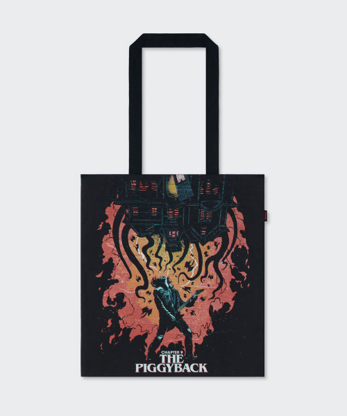 무신사 스탠다드() [기묘한 이야기 컬래버] THE PIGGYBACK 숄더백 [블랙] 상품 이미지