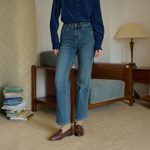 SR_Micro-elastic cropped jeans
