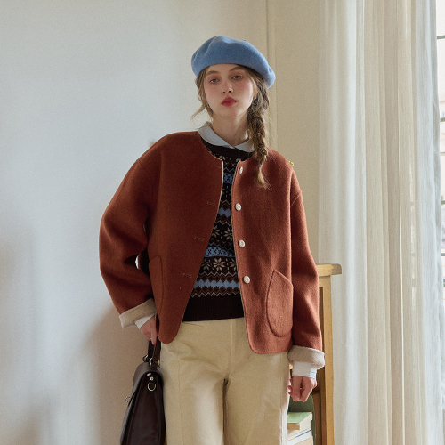 SR_Reversible tweed jacket_3color