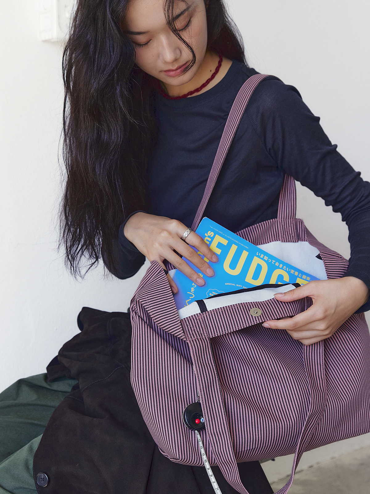Striped Bag (Pink)