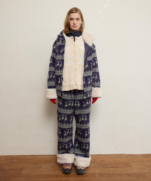 Nordic Fur Pants, Violet