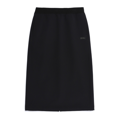 N254WSK950 여성 아르켈론 더블웜 우븐 스커트 BLACK