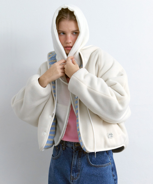 Худи на молнии с мехом Ronda Zip-up Hoodie