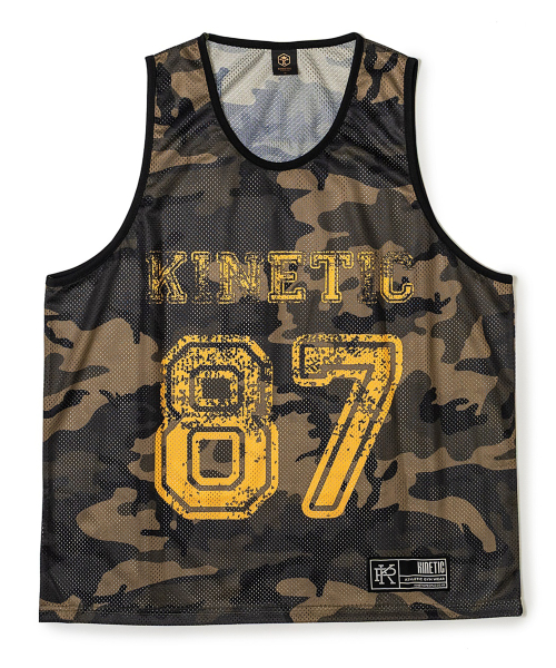 Kinetic Camo 87 — майка из меша с принтом Khaki