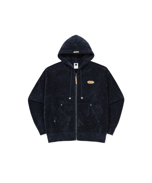 Худи на молнии Creamy NAVY