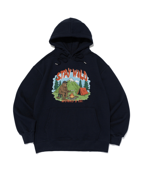 Худи Stay Wild (Navy)