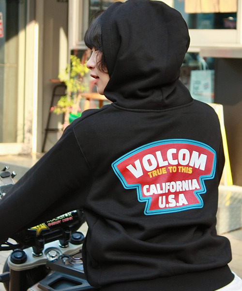 Флисовое худи на молнии California Bonding (Black)