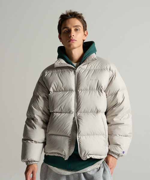 Пуховик 2WAY Light Grey