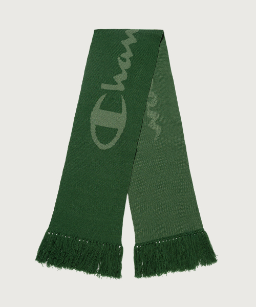 빅 로고 니트 머플러 Dark Green