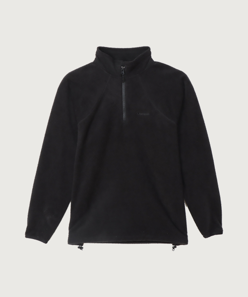 [Black Edition] 하프 집업 플리스 Off Black