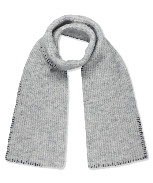BOUCLE STITCH MUFFLER GREY(MG2FWMAB62A)