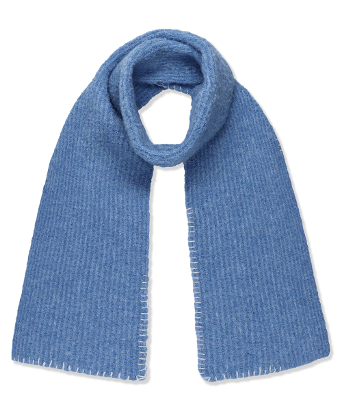 BOUCLE STITCH MUFFLER SKYBLUE(MG2FWMAB62A)