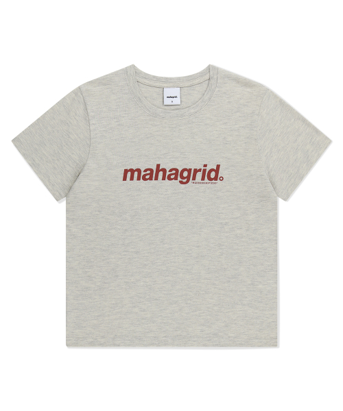 W BASIC LOGO TEE OATMEAL(MG2GSFT545A)