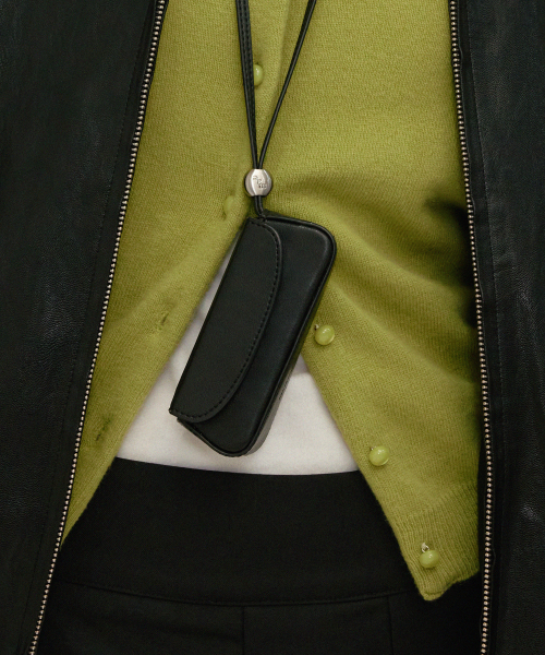 [선물포장] Mile Lipstick Bag _ Black