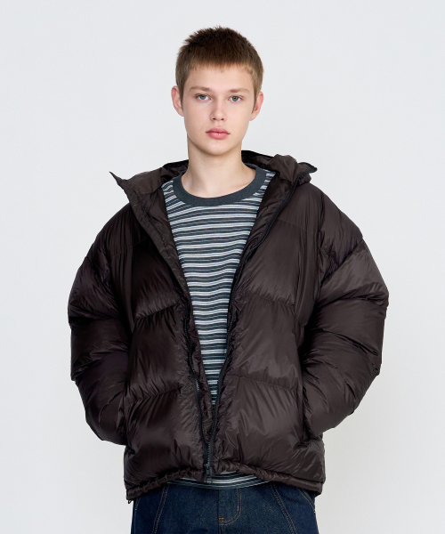 Пуховик Micro Ripstop Duck Down (Brown)