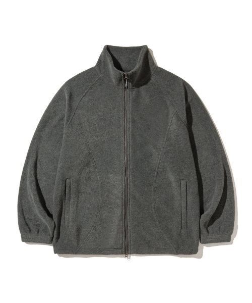 버터플라이 스포츠웨어() 엑티브 플리스 자켓 차콜 상품 이미지