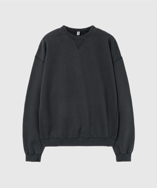 Athletic sweat shirts Washed Chacoal