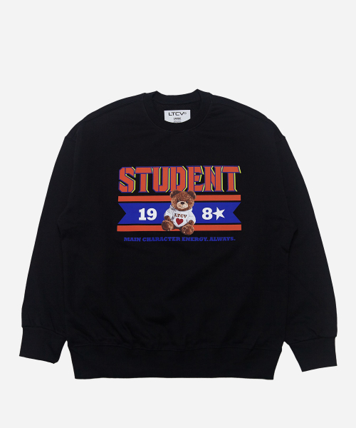 Свитшот Student Bear Black
