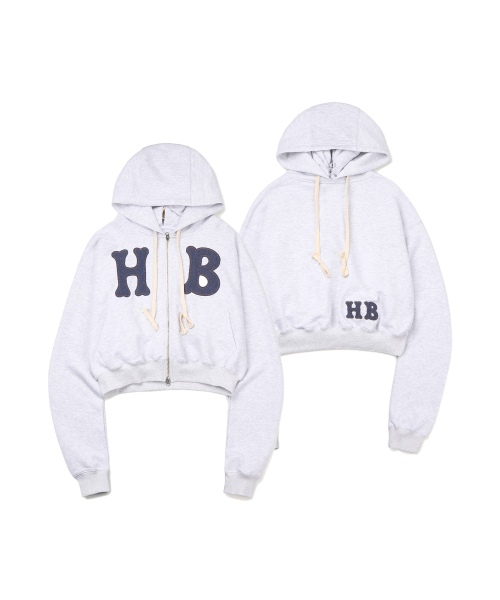 Двусторонняя зип-худи HB (Light Grey)