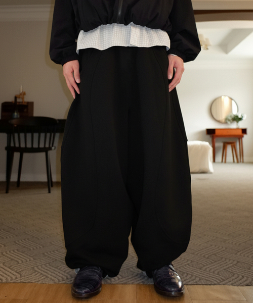nebulous heavy baggy sweat pants (черный)