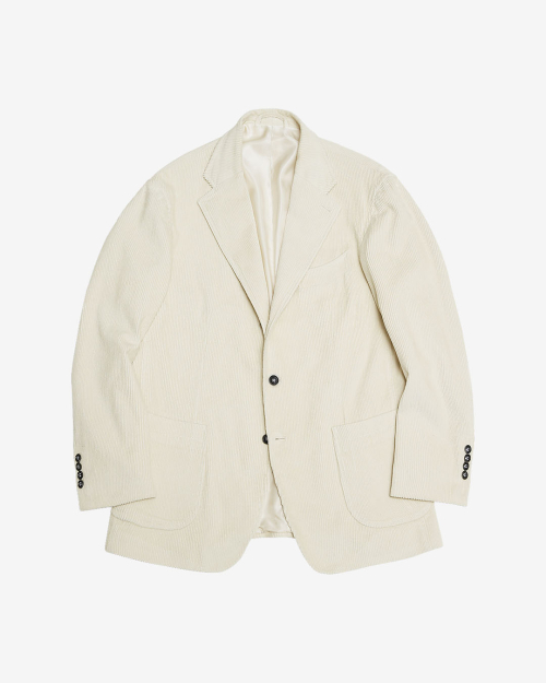 410 Corduroy Washed Jacket (Ivory)