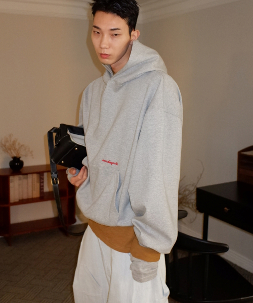 Archive broderie hoodie (серый)