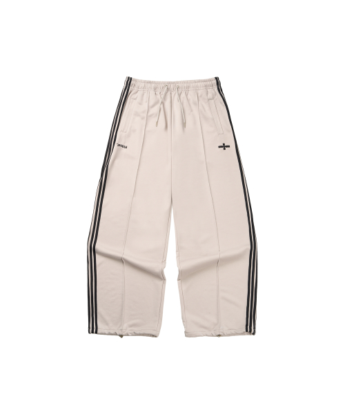 4-Stripes Track Pants _ Smoke Beige